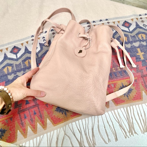 Rare Sweet ROOTS BOHO backpack in stunning blush super soft prince leather - Picture 8 of 16